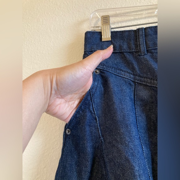 Free People Blue Denim Vest Top & Skirt Set - Picture 9 of 13